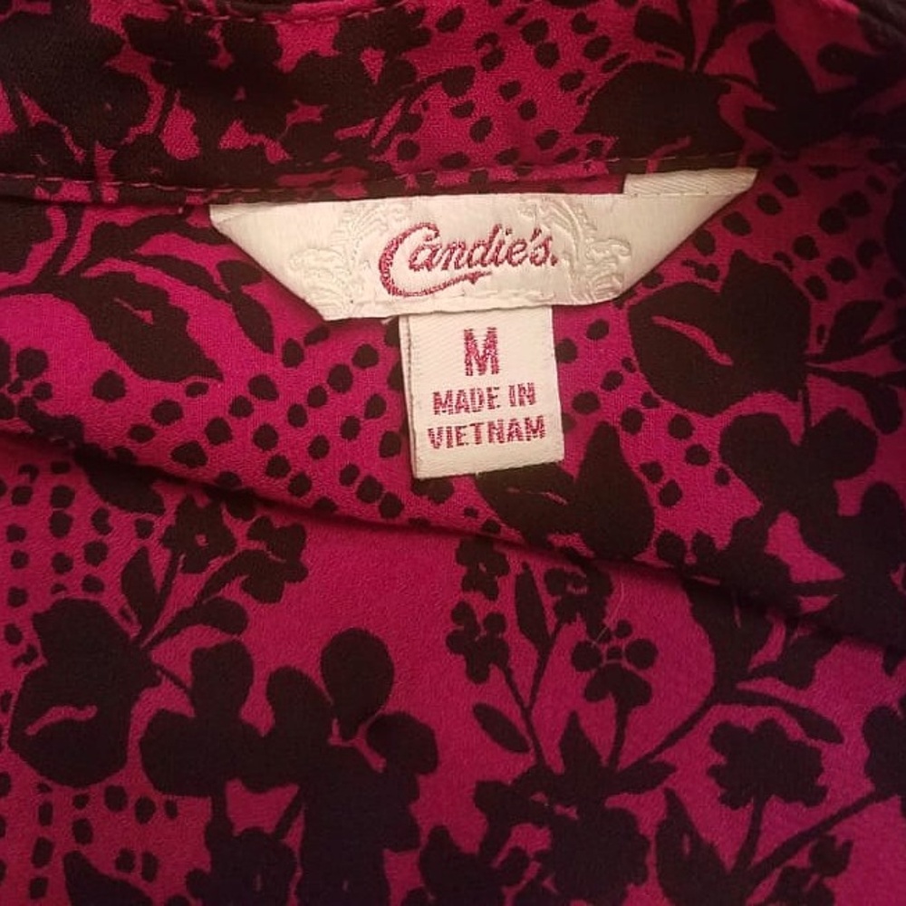 Purple & Black Floral Top - Picture 5 of 6